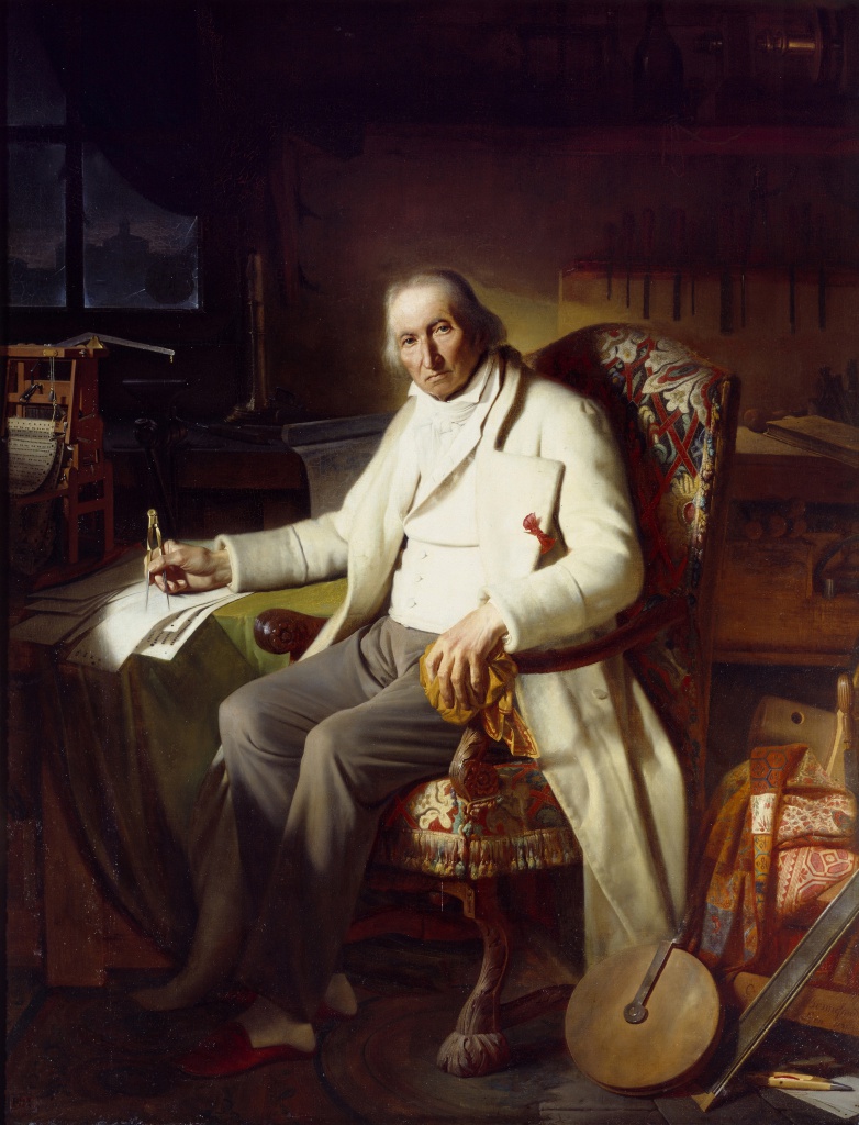 Последний прижизненный портрет Жозефа Мари Жаккара кисти Клода Боннефона (1834 г.)