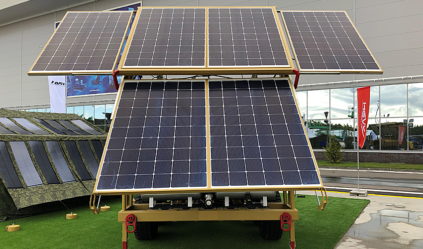 Мобильная солнечная энергосистема для труднодоступных районов