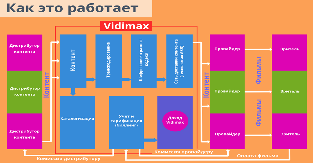 «Стимул» // Схема работы сервиса Vidimax