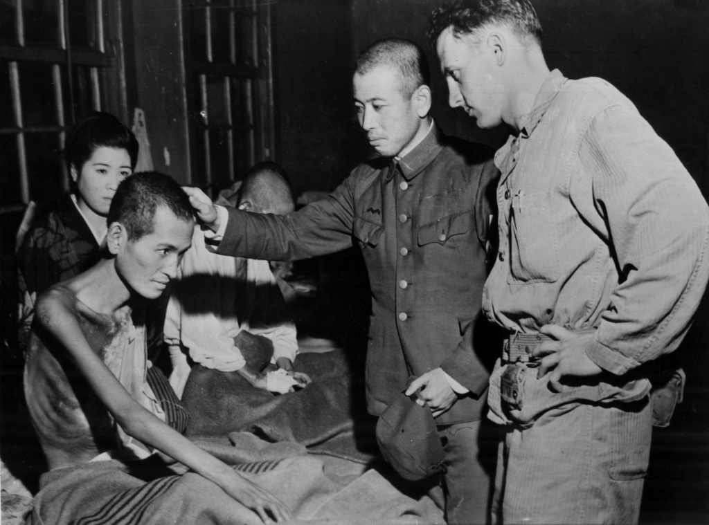 Жертва ядерного взрыва в Нагасаки 9 августа 1945 года