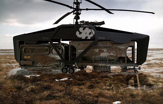 Иллюстрация: Антон Гужов // Грузовой беспилотный вертолет